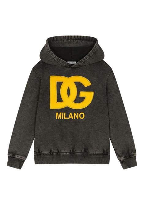 Felpa con logo DOLCE & GABBANA KIDS | L4JWFJ G7N3ZN0000